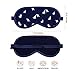 Sleeping Mask Cat Adjustable Blindfold - Eye Mask Cotton Eyeshade - Men Women and Kids - Comfortable Natural Eye Cover - Travel Nap Shift Work REM