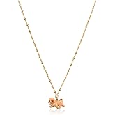 Psycheer Dog Charm Necklace for Women, Colorful Enamel Animal Pendant Jewelry Gift for Wife, Mother, Daughter,Christmas Gifts Anniversary& Birthday Gift for Her