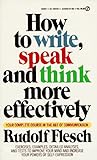 How to Write, Speak and Think More Effectively (Signet) cover