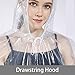 GYORGKSHI Rain Poncho for Adults, Clear Disposable Poncho for Men Women, Emergency Lightweight Raincoat with Drawstring Hood (6 Pack)
