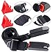 Keadic 3Pcs ISOFIX Car Seat Latch Strap and ISOFIX Latch Belt Connector Guide Groove Kit General for Child Safety Seats