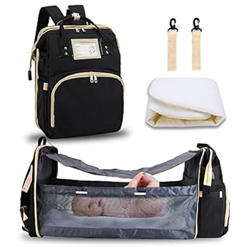 diaper backpack with changing station