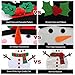 OurWarm 20 x 39 Inch DIY Felt Christmas Snowman Games Set with 31 PCS Detachable Ornaments, Wall Hanging Xmas Gifts for Christmas Decorations