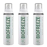Bio Freeze Cold Therapy Pain Relief 360 Degree Spray, 4 Ounce (Pack of 3)