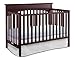 Graco Lauren Convertible Crib, Cherry, Easily Converts to Toddler Bed Day Bed or Full Bed, Three Position Adjustable Height Mattress, Some Assembly Required (Mattress Not Included)