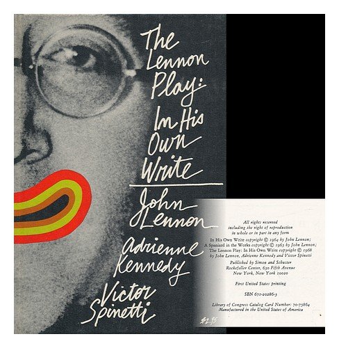 The Lennon Play In His Own Write Kennedy Adrienne Lennon John Spinetti Victor Amazon Com Books The Lennon Play In His Own Write Kennedy Adrienne Lennon John Spinetti Victor Amazon Com Books