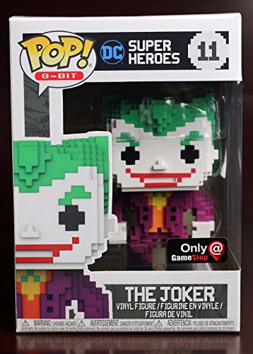Funko The Joker - DC Super Heroes 8-Bit Pop! Vinyl Figure #11 GameStop Exclusive