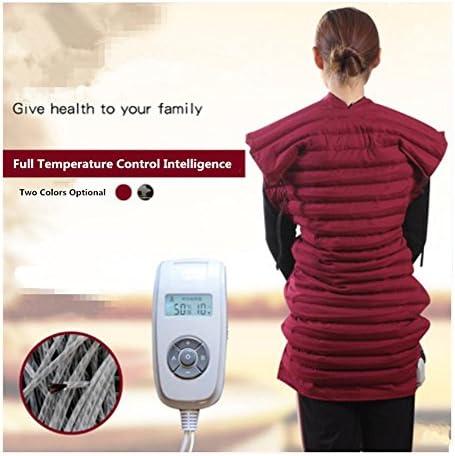 Electric Heating The Original Point Of Red Bean Bag Hot Compress Bag/Vest With Hat,Resistant High Temperature Intelligent Timing Temperature Control Applicable With All Parts Of The Body-Relieve,1#