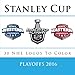 Stanley Cup Playoffs 2016: All 30 NHL Logos To Color: Unique Ice Hockey coloring book for adults and children alike - Great birthday or party gift / present.