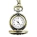YouYouPifa Bronze Three Flower Pattern Hollow Small Pocket Watch
