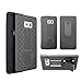 Galaxy Note 7 Case, Microseven® Super Slim Hard Shell Shield Layer Holster Case with Kickstand / Locking Belt Swivel Clip For Samsung Galaxy Note 7 (Wave Holster)