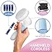 Closeup Care's 6 Piece Waterproof Facial Brush Cleansing System for Face & Body. Rotating Spin Heads Exfoliate & Scrub Skin, Remove Blackheads, Pore Cleanser, Acne Reducer, Microdermabrasion Set