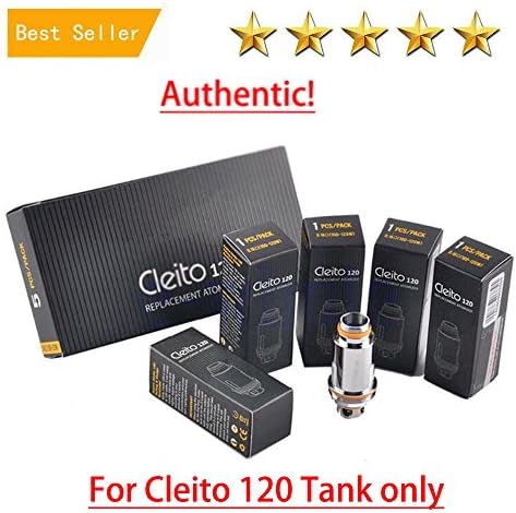 5pcs ĆleiŦo 120 0.16 Cǒils For As-pire ĆleiŦo 120 TAṄK