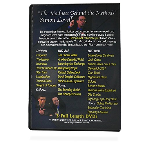 Magic Makers - Madness Behind the Methods with Simon Lovell - 3 Volume Set Instructional Magic Training