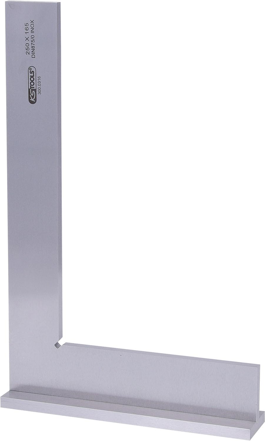 KS Tools 300.0316 Square with stock DIN 875/0, 250mm