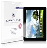 iLLumiShield - ASUS MeMo Pad Smart 10 Crystal Clear Screen Protectors with Anti-Bubble/Anti-Fingerprint - 2-Pack + Lifetime Replacements