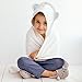 ELLTERA Hooded Baby Bath Towel – 100% Natural Bamboo – Anti-Bacterial & Hypoallergenic – BONUS FREE Hairbrush - Soft, Comfortable & Eco-Friendly – High Moisture Absorption & Wicking