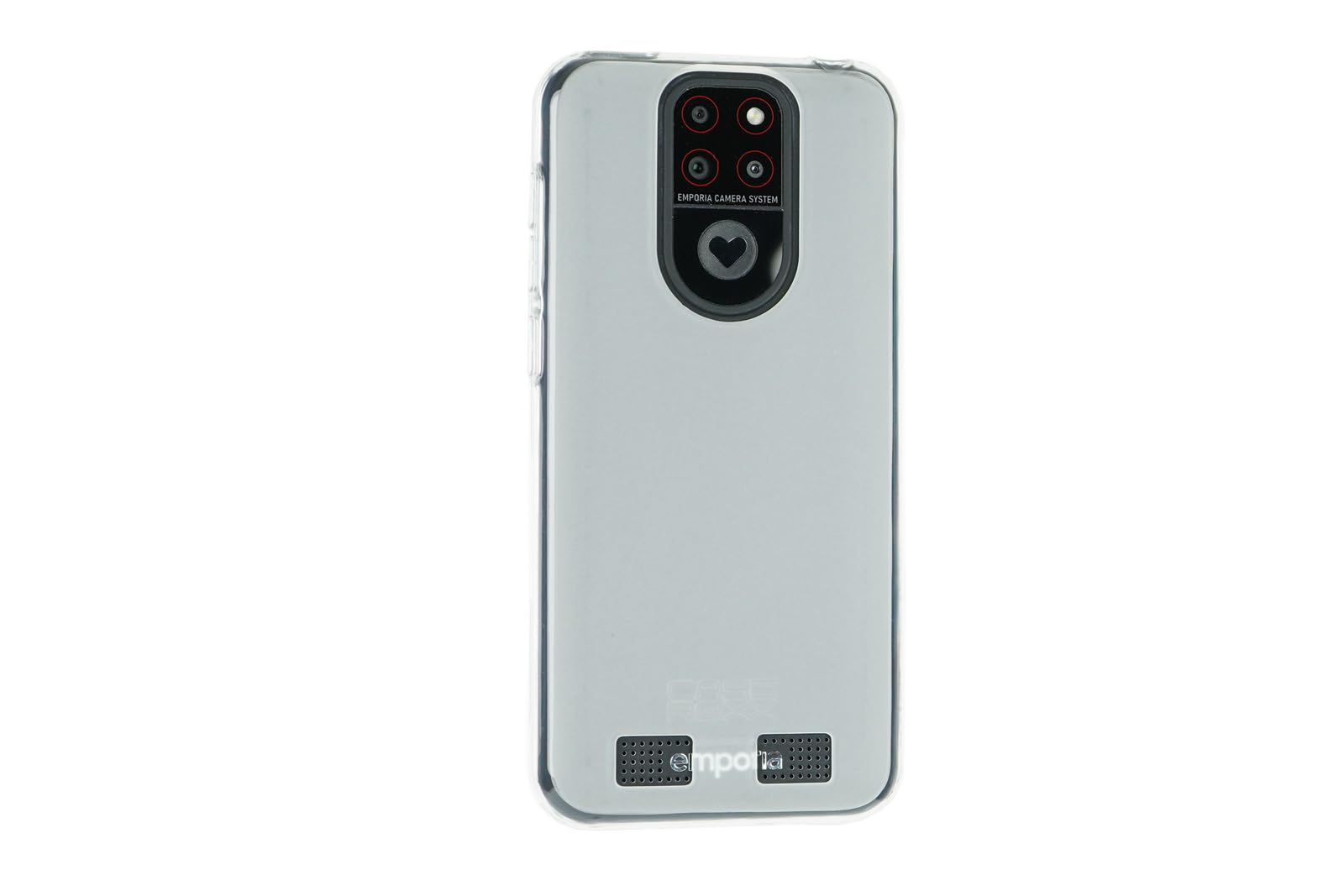 caseroxx TPU-Case in white-clear for Emporia Smart 5 Mini – shockproof & precise fit