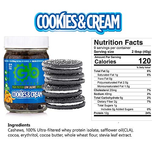 G Butter High Protein Low Calorie Spread - Cookies and Cream
