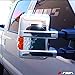 A-PADS Compatible with 2 Chrome Telescopic Mirror Covers for 2008-09 10 11 12 13 14 15 2016 Ford F250 & F350 +SUPER DUTY - WITH Turn Light Cutout