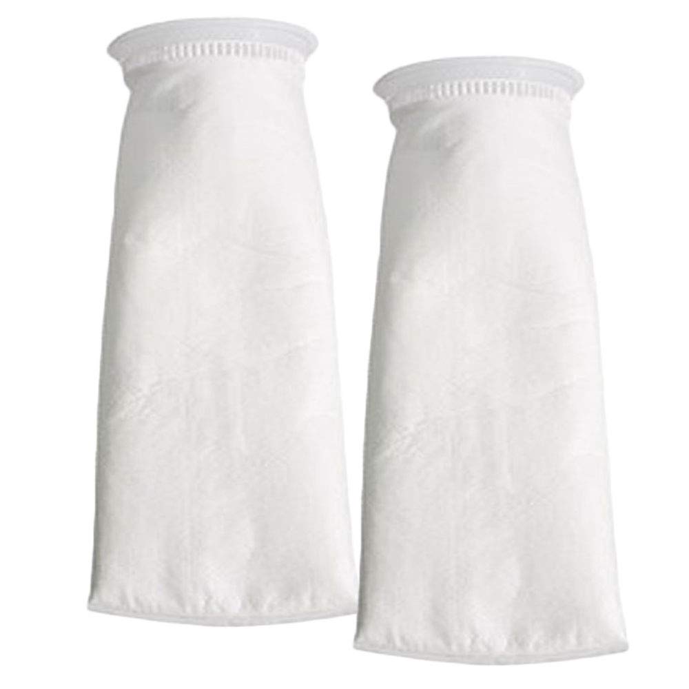 HRTFILTERS 2 Pack 5 Micron 4 Inch Ring by 15 Inch Long Felt Filter Socks - Liquid Fabric Filter Bag (5 Micron/um 4" Ring)