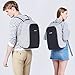 oscaurt Anti Theft Backpack 15.6 Inch Laptop Travel Backpack with Hidden Zipper and USB Charging Port Waterproof Business Computer Bag for Men & Women