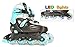 Vilano Adjustable Inline Skates for Boys or Girls, Lighted