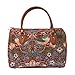 Signare Tapestry Duffle Bag Overnight Bags Weekend Bag for Women with Floral William Morris Strawberry Thief Red Design (TRAV-STRD)