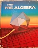 Pre-Algebra 1992, Nichols, 0030470684