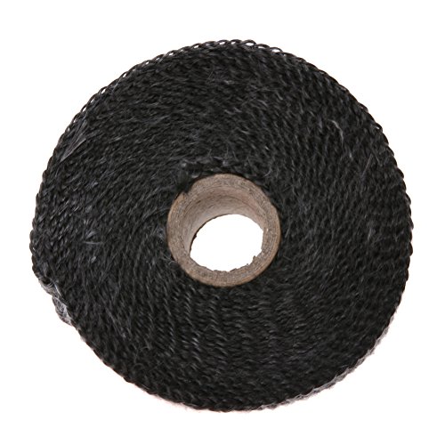 WinnerEco 5M x 5CM Heat Exhaust Pipe Header Heat Wrap Resistant Fireproof Insulating Cloth Downpipe Tape Roll