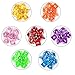 Translucent Polyhedral dice sets d&d of 49 Pieces, DNDND 7 Sets7-Die Polyhedral Dice Sets with Black Drawstring Bag for Dungeons Dragons Pathfinder D&D RPG MTG (D4, D6, D8, D10, D12, D20 and D%)