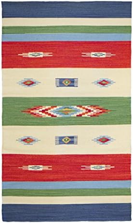 Jute Jute & Co. Kilmis Cotton Carpet, Dim. 90 x 150 cm, 100%, Multi-Colour