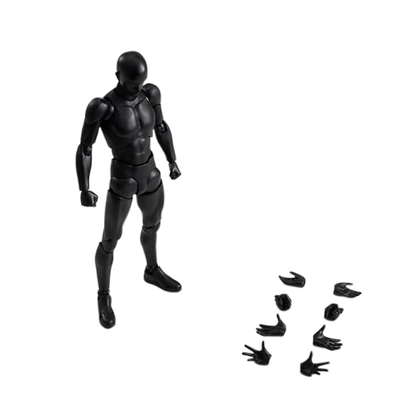 ASOSMOS Figuarts Body Chan Weibliche Kun Männliche PVC Körper Kun Action Figure Sammeln Modell Spielzeug für SHF