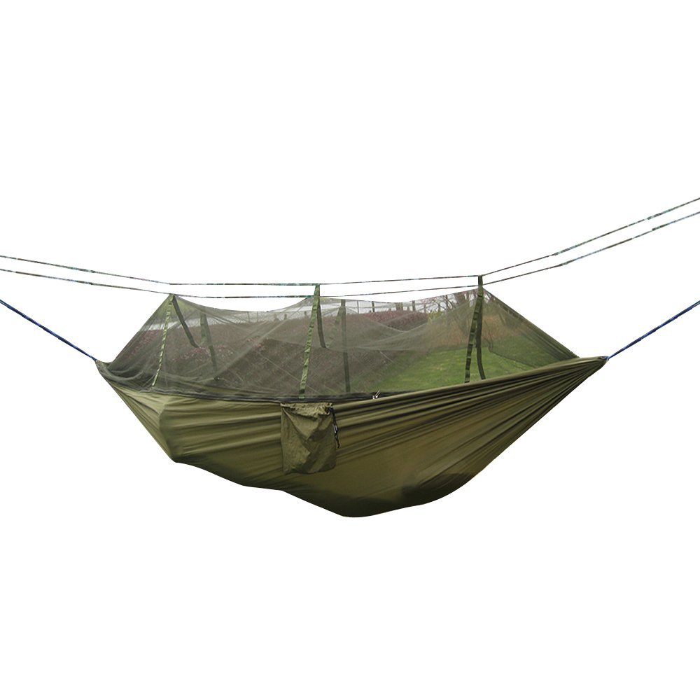 Camping Hammock Rusee Mosquito Net Outdoor Hammock Travel Bed Lightweight Par.. 19 5157hABzh5L