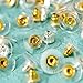 Earring Backs Secure Kit, Safety Bullet Shape Earing Back, 80 Pcs Golden and 80 Pcs Silver