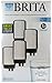 Brita On Tap Replacement Filters, 4-Pack, Chrome