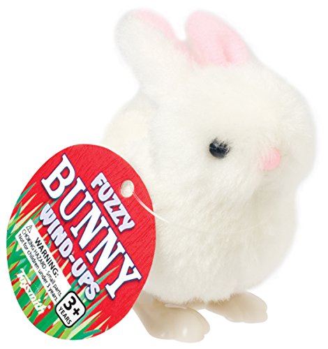 Happy Hopper Fuzzy Chick and Easter Bunny Wind up Plush