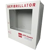 CPR Savers Surface Mount AED Defibrillator Cabinet (Without Alarm)