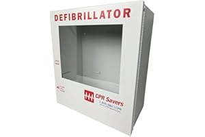 CPR Savers Surface Mount AED Defibrillator Cabinet (with Alarm)
