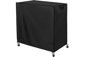 RGQSUN Patio Cooler Cart Fits for Most 80 Quart Rolling Cooler Cart, Waterproof Patio Ice Chest Protective Covers for Outdoor Bar Cart, 33L X 19W X31H in
