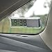 Hosaire Car Clock Digital Transparent LCD Display Smart Applied Electronic Clock with Sucker