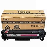 V4INK® New Compatible 305A CE413A Toner Cartridge-Magenta replacement for Laserjet-pro 300 400 Series Printers