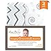 Changing Pad Covers, Baby Cradle Sheet 2 Pack - 100% Jersey Cotton Sheets, Grey and White - Unisex Design for Baby Boy or Girl - Chevron and Curly Swirls