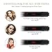 MARNUR Professional Hair Straightener Flat Iron Straightening Hair Ceramic Titanium Ion Plates Adjustable Temp Travel Size Dual Voltage 1 inch.