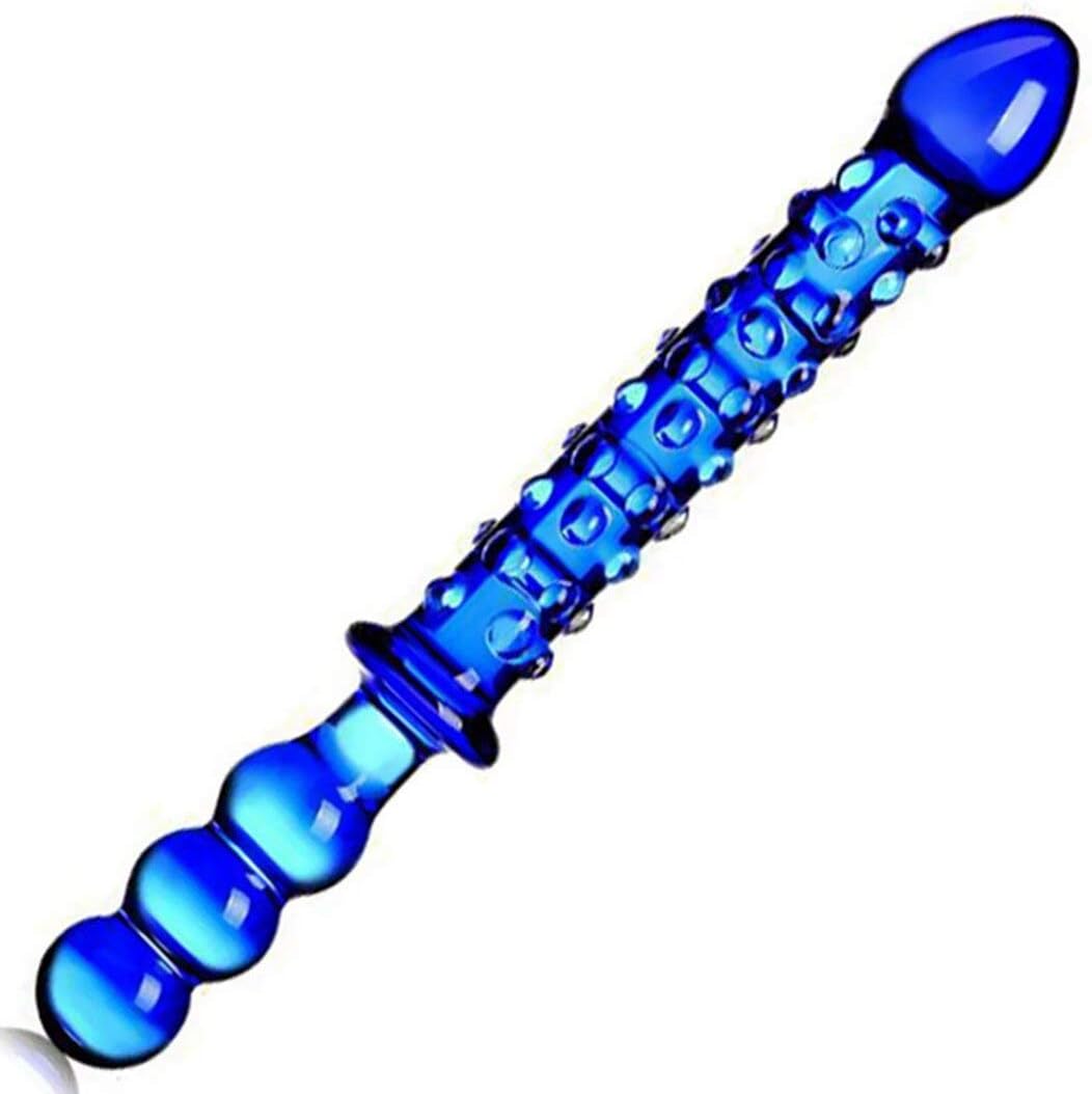 Ultra-Smooth Double-Ended Sided Crystal Ergonomic Design Huge Upscale Crystal Clear Spiral Glass for Women Men Female…