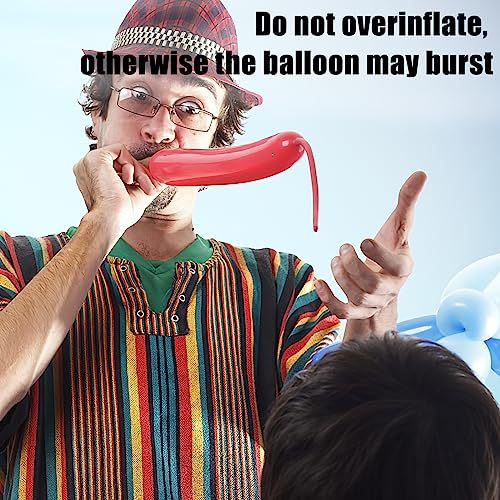 LovesTown 150PCS Twisting Balloons for Animal Shapes, 260 Long Balloons Magic Balloons 12 inch Animal Balloons Bulk for Birthday Clown Wedding Party Decor 17 Assorted Colors