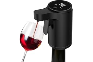 Hestremo Electric Wine Dispenser & Aerator with Touch Pouring, 5-in-1 Smart Liquor Dispenser for Wine and Whiskey, Adjustable