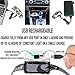 Foxelli USB‑C Rechargeable LED Headlamp – Ultra‑Light 2.4 oz & Bright 180 Lumens – Red/White Light, 5 Modes, IPX5 Waterproof, 40 h Runtime for Trail Running, Camping, Hiking