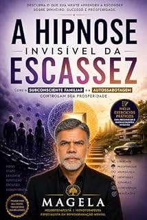 Livro A Hipnose Invisivel da Escassez: Como o Subconsciente Familiar e a AutoSabotagem Controlam Sua Prosperidade
