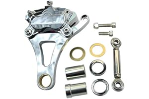 MOTO IRON Springer Front End Brake Caliper Kit Left Side Chrome